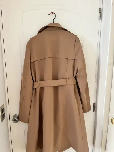 Abrigo trench coat beige Nicopoly - miniatura 4