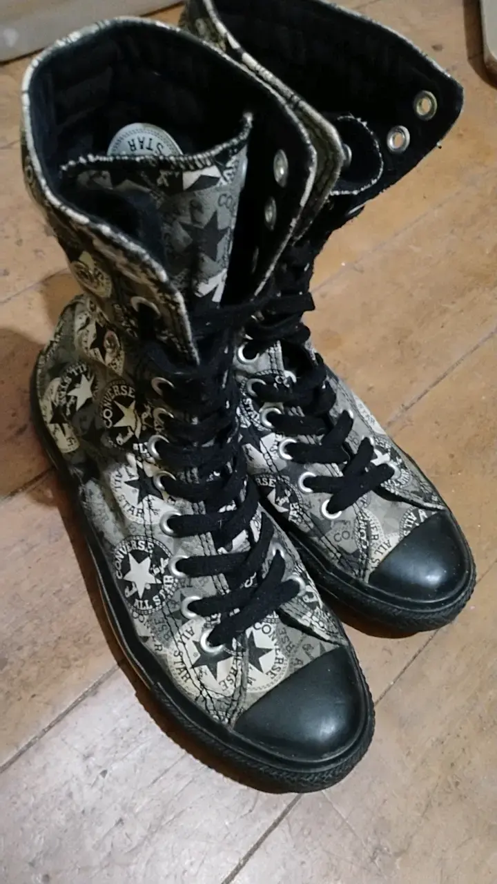 Zapatillas Altas Converse All Star estampadas T 38 - 1