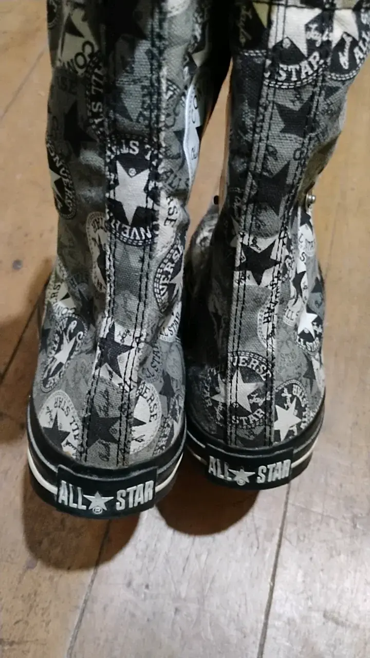 Zapatillas Altas Converse All Star estampadas T 38 - 2