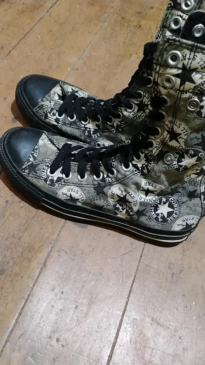 Zapatillas Altas Converse All Star estampadas T 38 - 3