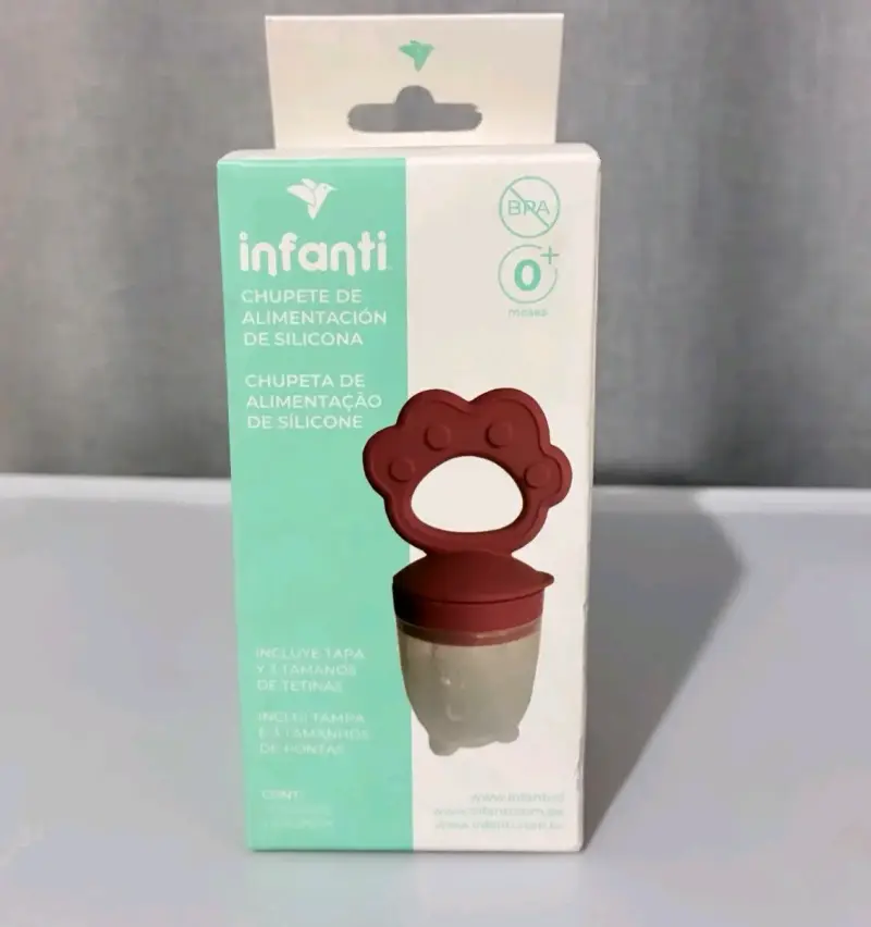 Chupete de alimentación de silicona Infanti