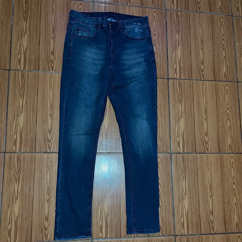 Jeans azul oscuro para hombre - 1