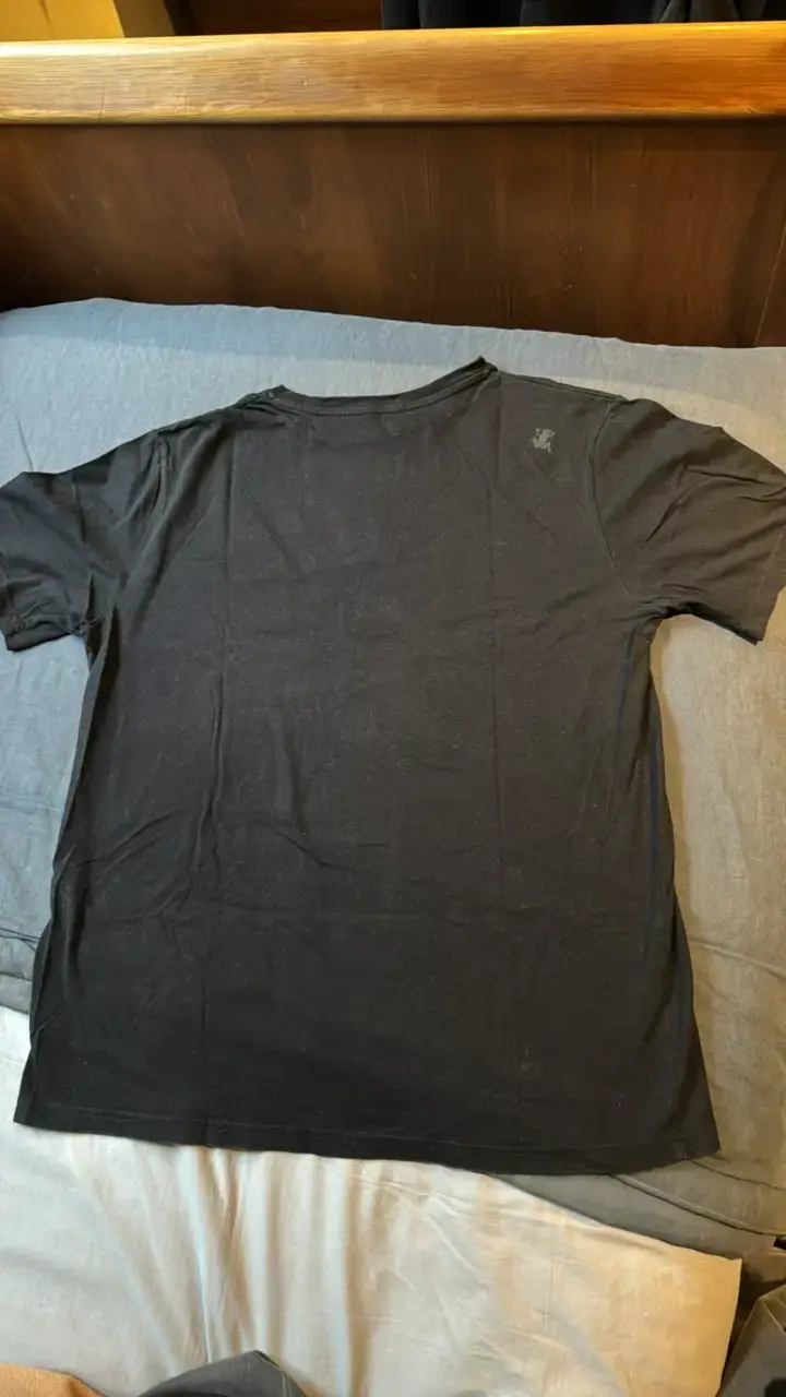 Polera negra Froens con estampado de paisaje - 3