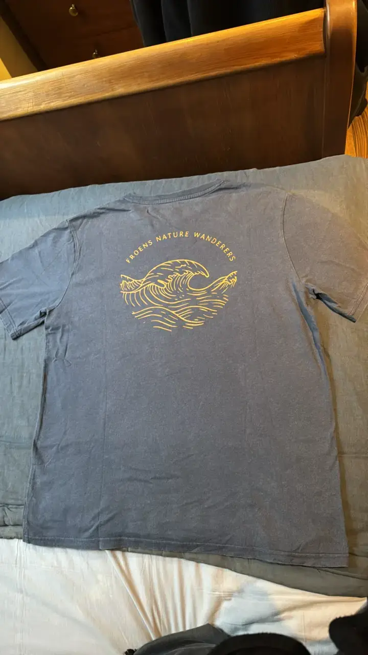 Polera azul con diseño Froens - 1
