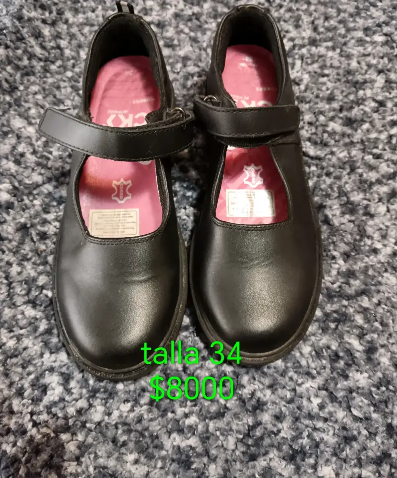 Zapatos escolares negros talla 34 - 1