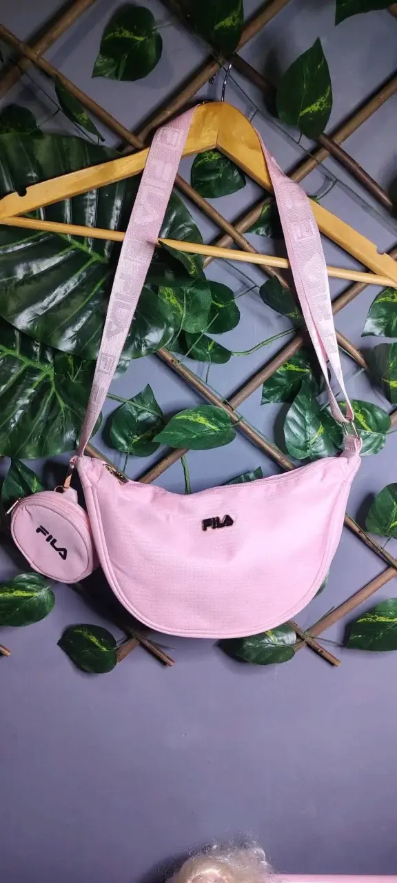 Bandolera Fila rosa con monedero