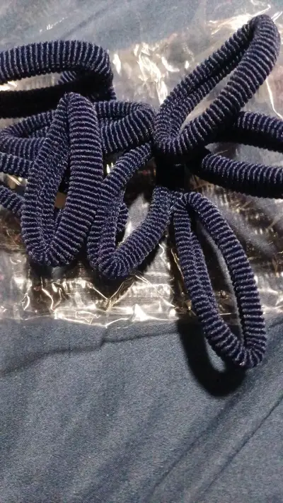 Set de cintillos elásticos azul marino - miniatura 2