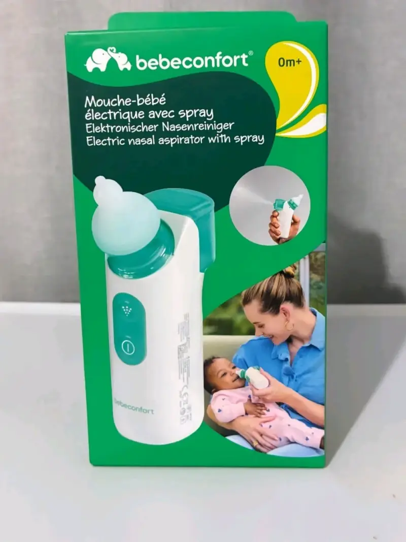 Aspirador nasal eléctrico Bebeconfort con spray