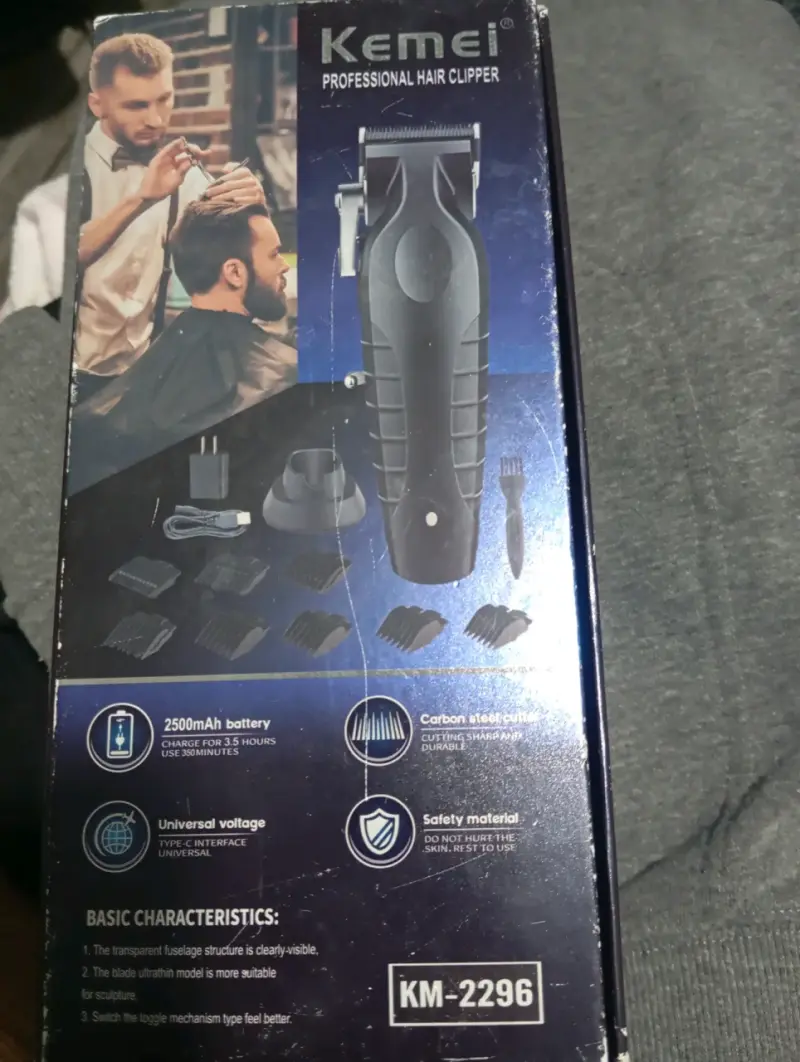Máquina cortapelo profesional recargable - 2