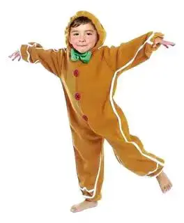 Disfraz infantil de galleta de jengibre - 1