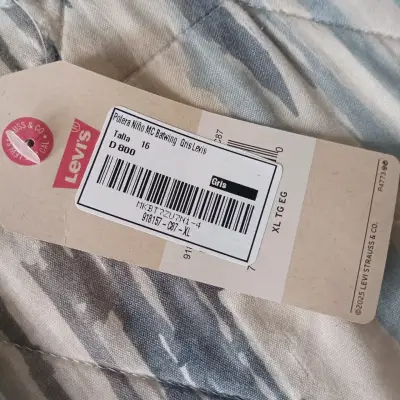 Polera Levi's gris con logo rojo - miniatura 2