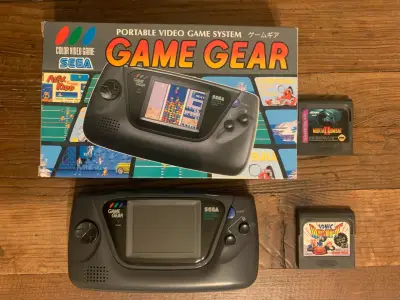Consola Sega Game Gear dos juegos incluidos - miniatura 1