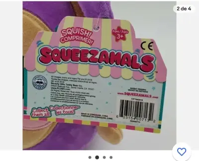 Peluche Gatito Apretable Squeezamal - miniatura 4