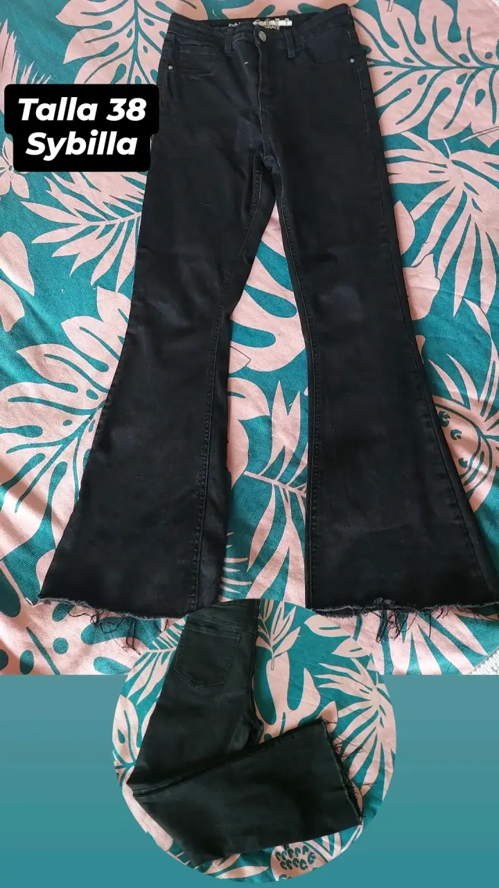 Jeans acampanados Sybilla talla 34 - 2