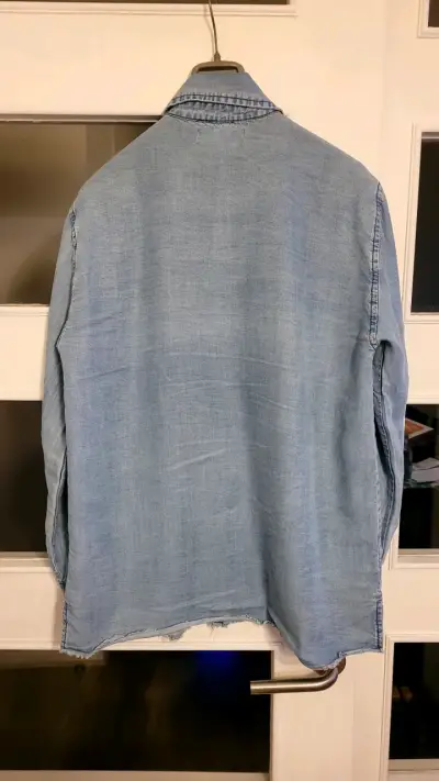 Camisa de mezclilla Karl Lagerfeld con bordado - miniatura 2