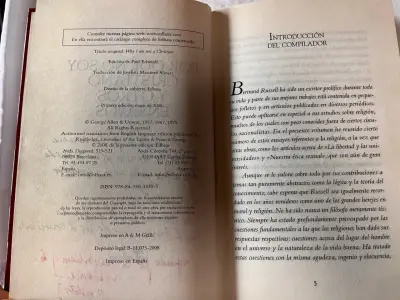 Libro 'Por qué no soy cristiano' Bertrand Russel - miniatura 5