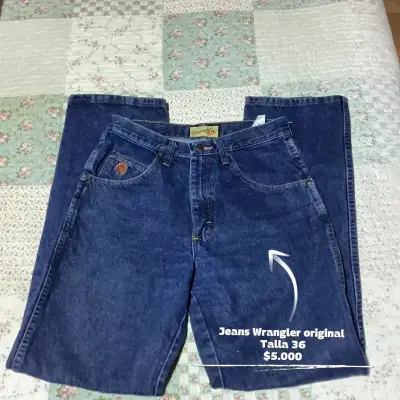 Jeans Wrangler original azul talla 36 - miniatura 1
