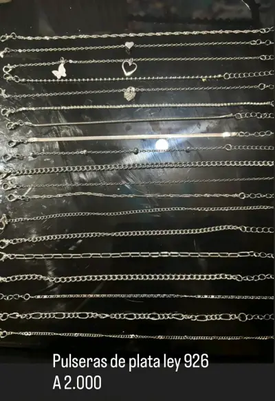 Cadenas de plata ley 925 con dijes - miniatura 2