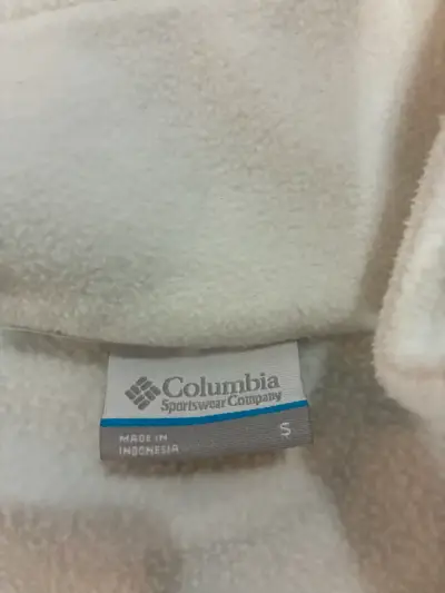 Chaqueta polar blanca Columbia para mujer - miniatura 2