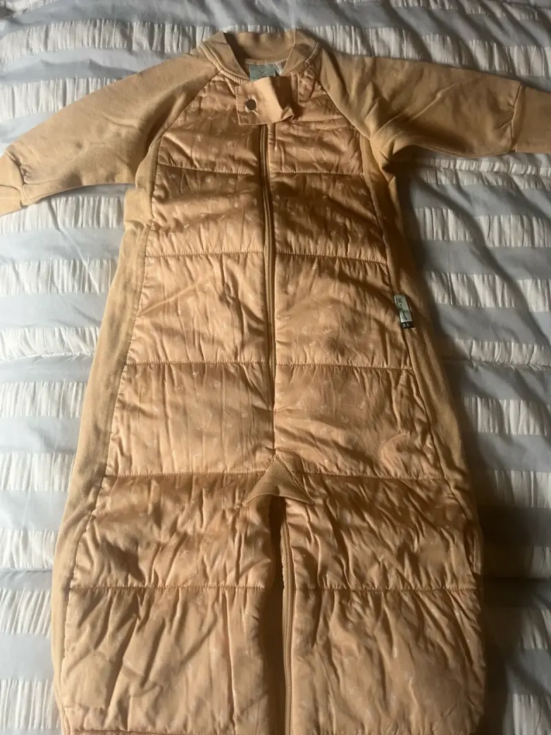 Saco de dormir para bebé color beige - 1