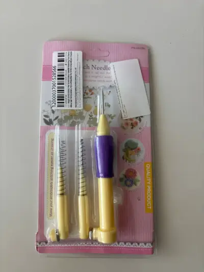 Set de agujas para bordado punch needle - miniatura 1