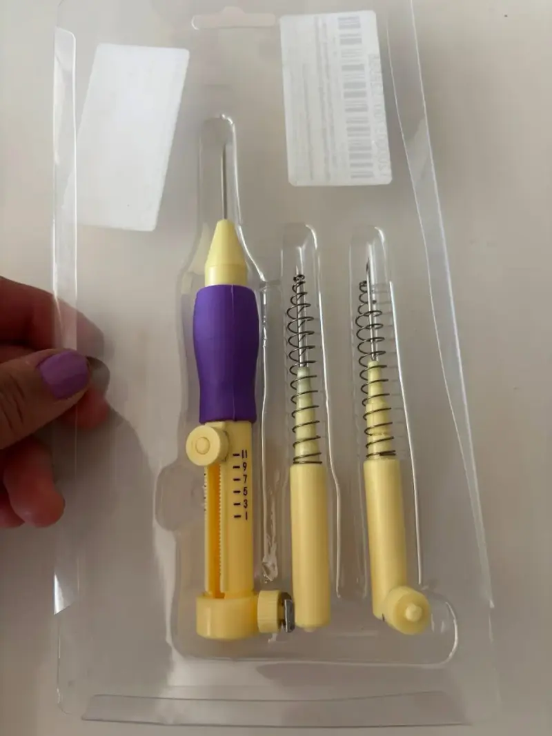 Set de agujas para bordado punch needle - 4