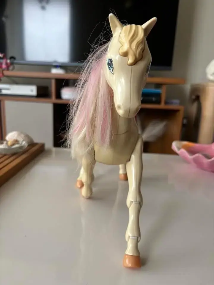 Caballo de juguete Barbie con silla rosa - 5