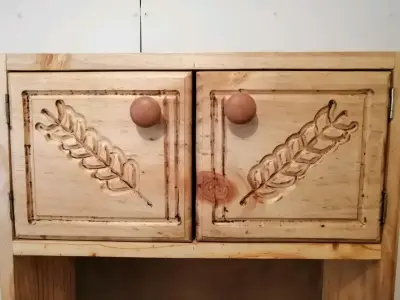 Mueble Organizador de baño sobre WC de Madera - miniatura 3