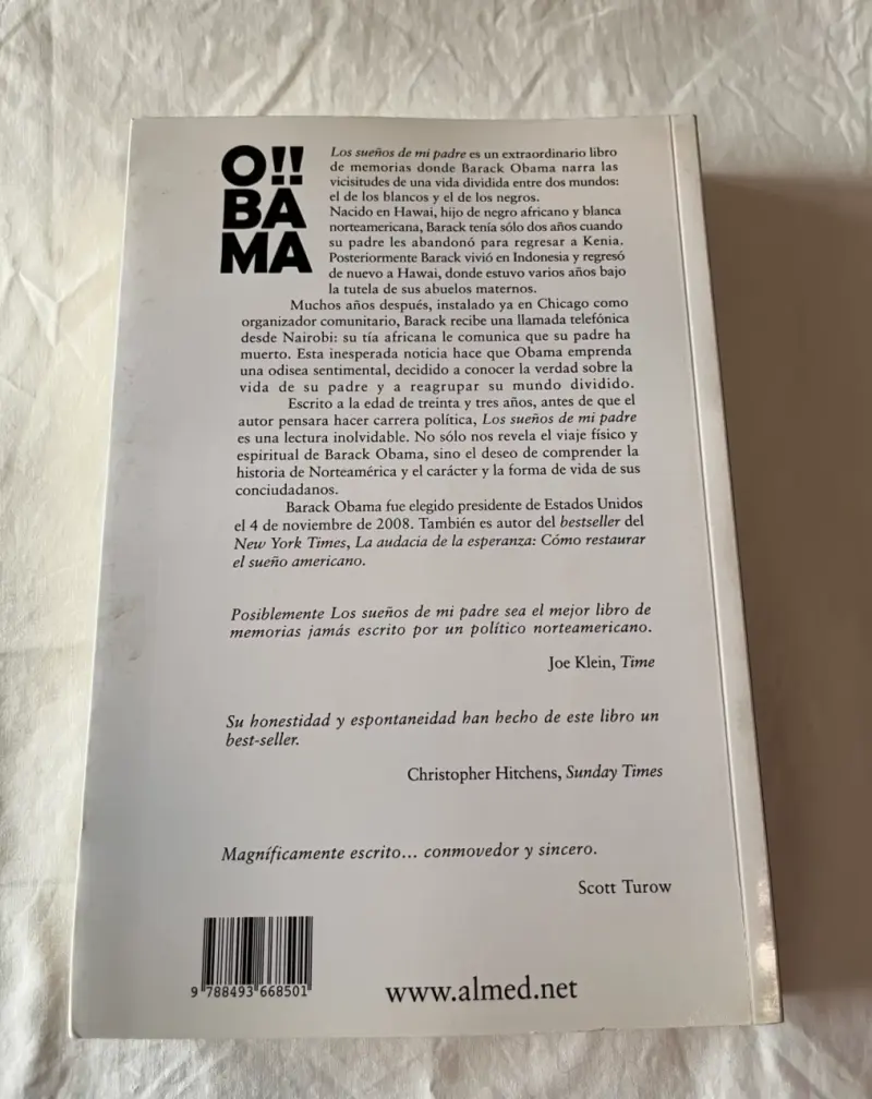 Libro 'Los sueños de mi padre' de Barack Obama - 2