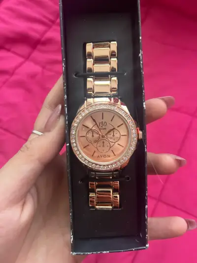 Reloj Avon cobre con cristales - miniatura 1