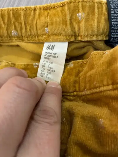 Pantalones de cotele mostaza - miniatura 2