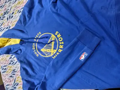 Polerón Golden State Warriors azul con capucha - miniatura 2