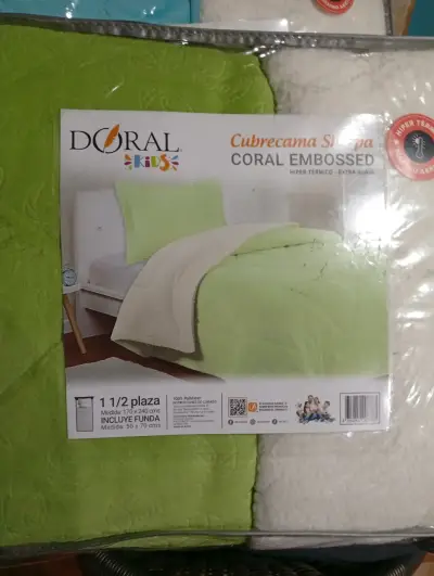 Cubre cama sherpa Doral Kids 1.5 plazas - miniatura 1