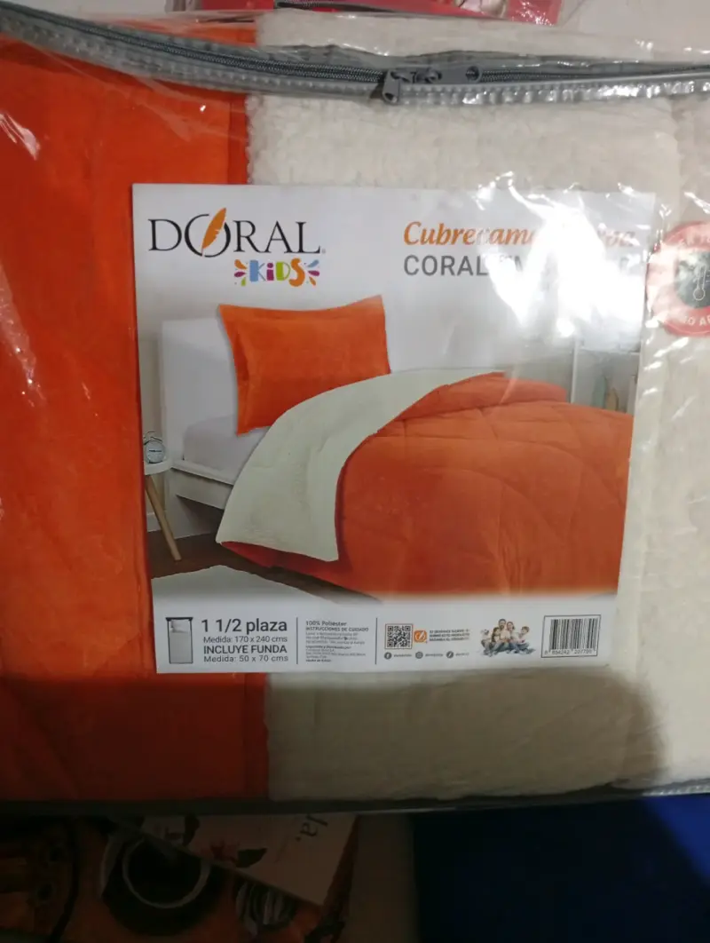 Cubre cama sherpa Doral Kids 1.5 plazas - 2