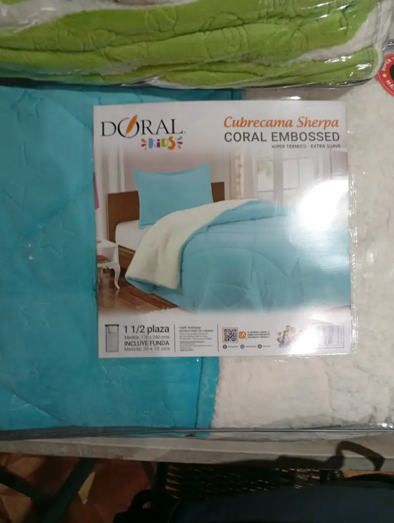 Cubre cama sherpa Doral Kids 1.5 plazas - 3