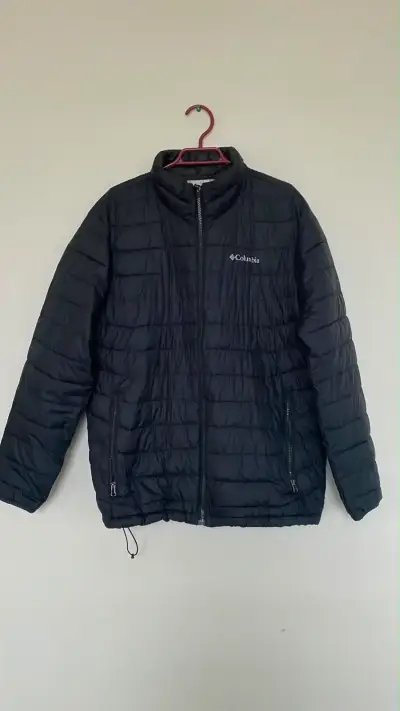 Chaqueta Columbia negra acolchada para hombre - miniatura 1