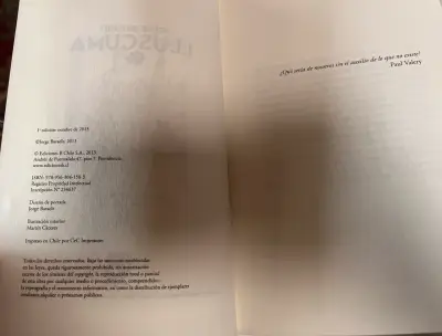 Libro 1era Ed. 'Lluscuma' de Jorge Baradit - miniatura 2