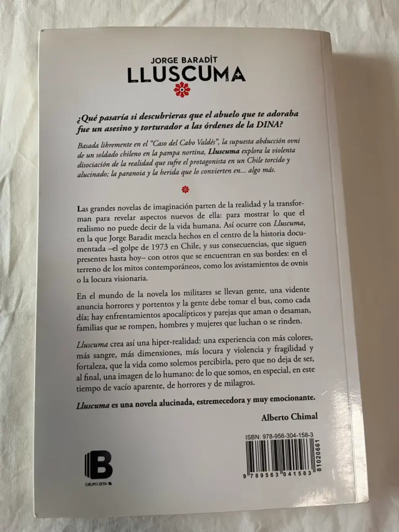 Libro 1era Ed. 'Lluscuma' de Jorge Baradit - 3
