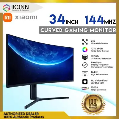 Monitor curvo ultra ancho para gaming trabajo 34" - miniatura 2