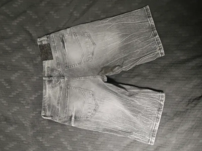 Short jeans gris desgastadas JJO - 2