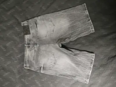 Short jeans gris desgastadas JJO - miniatura 2