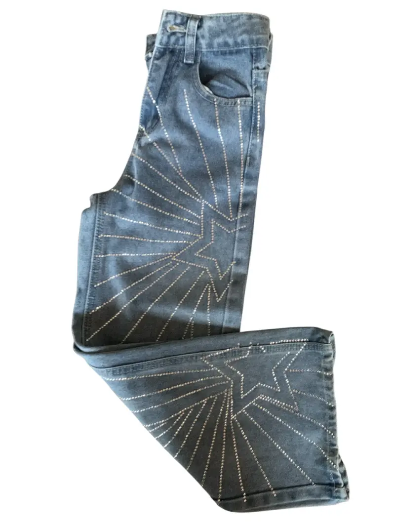 Pack de2 jeans baggy 10 años cintura ajustable - 2