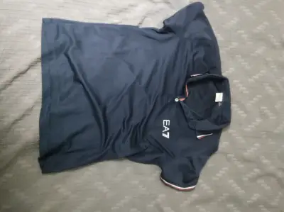 Polera con cuello azul EA7 - miniatura 1