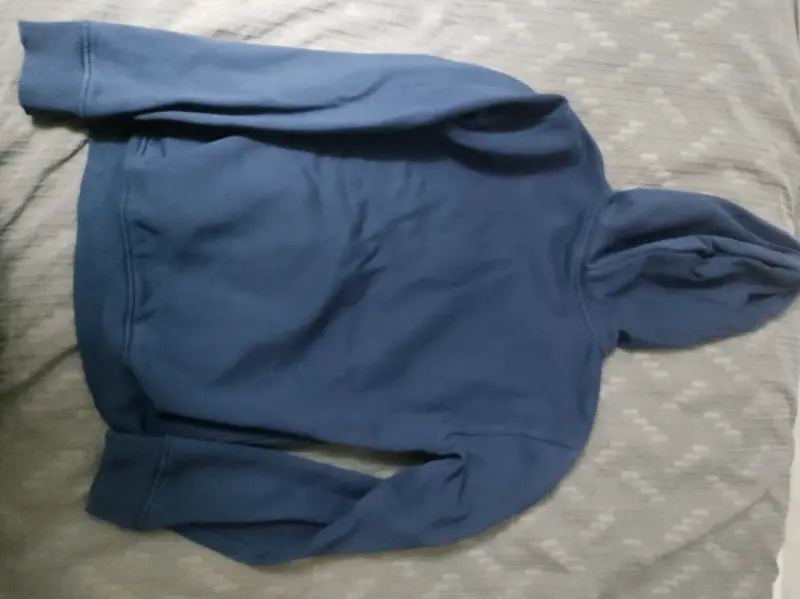 Polerón azul con capucha Adidas - 2