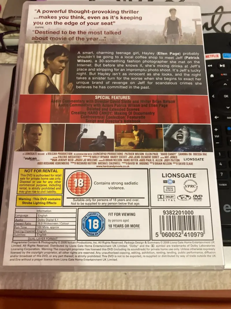 DVD Hard Candy thriller provocador - 3