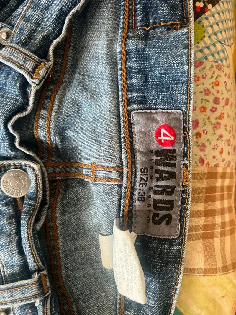 Jeans azul flare para mujer - 2