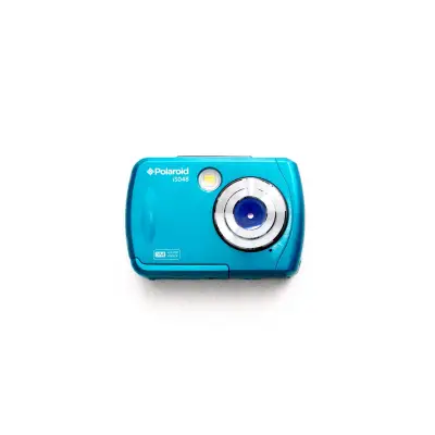 Cámara digital Polaroid iS048 azul con accesorios - miniatura 2