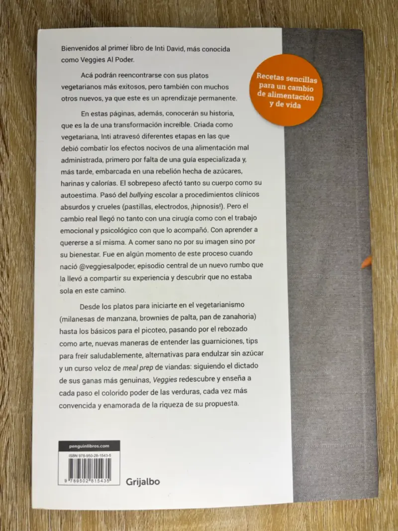 Libro 'Veggies al poder' de Inti David - 2