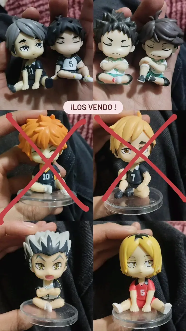 Figuras coleccionables de personajes anime haikyuu