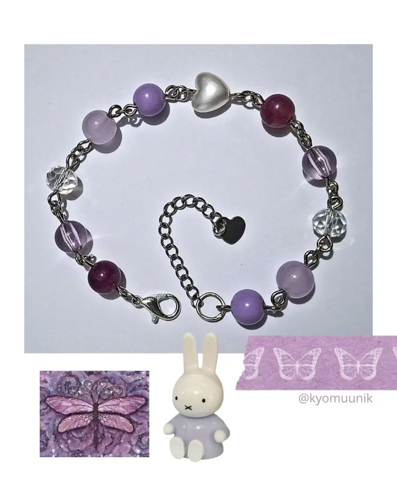 Pulseras para compartir con dijes de corazón - 2